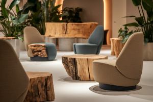 Mobilier durable pour les espaces d'accueil des services territoriaux