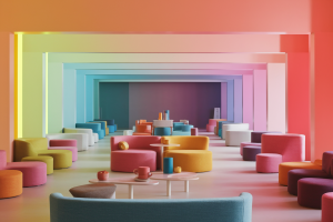 Le rôle des couleurs dans les espaces collectifs et privés