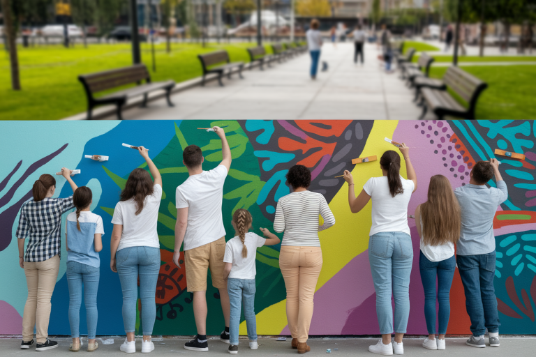 Aménagement participatif des espaces publics : quand décoration et engagement citoyen se rencontrent