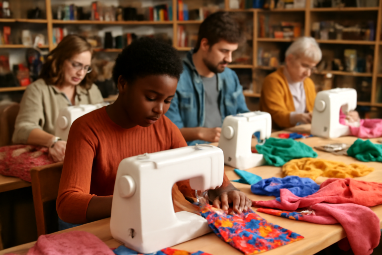 Réparer plutôt que jeter : initiatives territoriales de réparation textile