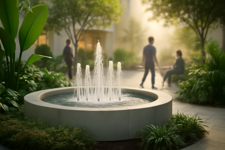 L&rsquo;eau dans les espaces collectifs : symbolique et bienfaits pour les usagers